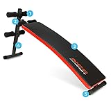 Sit-Up Bank Neo-Sport NS-09 FITNESSGERÄT RÜCKENTRAINER BAUCHTRAINER SITUP - 5