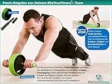 AB-Roller / Bauchtrainer / Bauch Roller »TheBodyWheel« / Ideal für Schulter-, Rücken- und Bauchmuskeltraining / zerlegbar, Farbe grün - 8