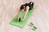 AB-Roller / Bauchtrainer / Bauch Roller »TheBodyWheel« / Ideal für Schulter-, Rücken- und Bauchmuskeltraining / zerlegbar, Farbe grün - 6