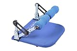 FA Sports Total Pro Bar Bauchtrainer, Blau/Schwarz, 46 x 58 x 33 cm - 4