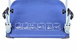 FA Sports Total Pro Bar Bauchtrainer, Blau/Schwarz, 46 x 58 x 33 cm - 5