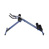 Klarfit AB Cruncher Bauchtrainer Fitnesstrainer (stabile Metallschiene mit Leichtlauf-Rollsystem, vier Trainingsstufen, Trainingscomputer mit Stoppuhr, Kalorienrechner und Bewegungszähler) schwarz oder blau - 3