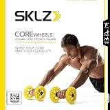 SKLZ APD-CW01-02 Trainingsrollen Bauchtrainer Core Wheels black/yellow - 2