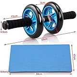 Yahee Bauchtrainer AB Wheel roller Bauchroller Bauchmuskeltrainer mit Fitnessmatte - 5