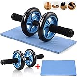 Yahee Bauchtrainer AB Wheel roller Bauchroller Bauchmuskeltrainer mit Fitnessmatte - 6