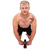 C.P. Sports Trainingshilfen Bauchroller mit Bremse, Schwarz/Rot, One size, 38794 - 3