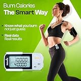 NAKOSITE-Genauer 3D Schrittzähler, Kalorienzähler, mit Fitness eBook. 30 Tage Speicher nicht 7. Meilen oder kilometerzähler mit Clip & Gurt. Pedometer mit Trainings-Modus, Tägliche Leistung Monitor, konstruiert mit Tri-Axis Technik, digitales leicht zu lesende Anzeige, Weiß. - 8