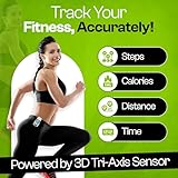 NAKOSITE-Genauer 3D Schrittzähler, Kalorienzähler, mit Fitness eBook. 30 Tage Speicher nicht 7. Meilen oder kilometerzähler mit Clip & Gurt. Pedometer mit Trainings-Modus, Tägliche Leistung Monitor, konstruiert mit Tri-Axis Technik, digitales leicht zu lesende Anzeige, Weiß. - 9