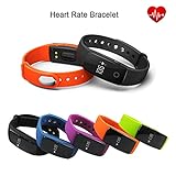 FANCY CHERRY® Bluetooth Smart Armband, Schrittzähler, Fitnessarmband mit Herzfrequenzmesser, Fernbedienungskamera, Schlafanalyse - 9