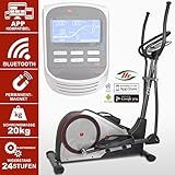 AsVIVA C22 Crosstrainer Ergometer Cardio mit Generator System (inkl. Multifunktionscomputer mit 12 Automatikprogrammen, Pulsmessung und Tablet und Smartphone Halterung , günstig vom Testsieger) - 3