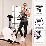 SportPlus Ergometer, ca. 9 kg Schwungmasse, Benutzergewicht bis 120 kg, geprüft nach EN ISO 20957-1, 957-5, mit optionaler Smartphone-Steuerung über Cardiofit App, SP-HT-9800-iE - 4