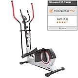 Ultrasport XT-Trainer 900M/1000A Crosstrainer/Ellipsentrainer mit Handpuls-Sensoren inkl. Trinkflasche - 2