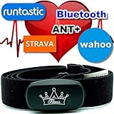 BLUETOOTH 4.0 und ANT+ BRUSTGURT für RUNTASTIC, WAHOO, STRAVA App, für iPhone 4S/5/5C/5S/6/6S/6+ Android – BerryKing Premium Herzfrequenz Messer / Sensor ANT+ & Bluetooth 4.0 für Garmin, TomTom, iPhone, Android Heartbeat - 3