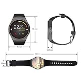 Sununitec Herzfrequenz-Monitor Smart Watch KW18, unterstützt SIM- und TF-Karte, Armbanduhr, Schrittzähler, Schlafmonitor, Anti-Verlust, Bluetooth, für iOS und Android - 4