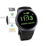 Sununitec Herzfrequenz-Monitor Smart Watch KW18, unterstützt SIM- und TF-Karte, Armbanduhr, Schrittzähler, Schlafmonitor, Anti-Verlust, Bluetooth, für iOS und Android - 7