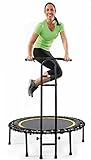 Fitnesstrampolin mit Haltegriff “Cacau” JOKA FIT Trampolin jumping fitness mit großem Spassfaktor, Minitrampolin mit Gummiseilfederung - 3