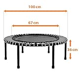 bellicon Basic Trampolin, Schwarz/Grau, 100 cm - 5