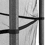 Klarfit Rocketkid Trampolin Minitrampolin Indoortrampolin Gartentrampolin (für Kinder ab 3 Jahre, 140cm Durchmesser, bis 50 kg, komplett verschließbares Sicherheitsnetz) verschiedene Farben - 6