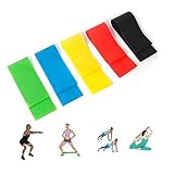 Widerstandsbänder Beine / Fitnessbänder Gummi Ring / 6er Set Stark Gymnastikbänder / übungsband Therabänder Kraftsport für Beine und Arme Ideal für Reha Physiotherapie Pilates Yoga Crossfit zu Hause Training oder im Freien - 7