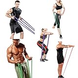 [Resistance Band] FREETOO® Fitnessbänder professionelle Latex Widerstand Bänder Pull-Up Bänder Klimmzughilfe für Bodybulding/Yoga/ Krafttraining/CrossFit in 4 Stärken - 6