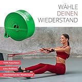 Klimmzughilfe Pull Up Resistance Band von BeMaxx Fitness + Bonus Trainingsguide – DAS Powerlifting Widerstandsband – Fitnessband für Ganz-Körper-Workout, Krafttraining, CrossFit, Stretching, Yoga - 2