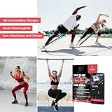 Klimmzughilfe Pull Up Resistance Band von BeMaxx Fitness + Bonus Trainingsguide – DAS Powerlifting Widerstandsband – Fitnessband für Ganz-Körper-Workout, Krafttraining, CrossFit, Stretching, Yoga - 4