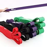 Amzdeal Fitnessbänder Premium Latex Widerstand-Bänder Trainingsbänder Strap Training Loop CrossFit-Band zur Stärkung der Muskulatur für Gewichtstraining und Yoga - 5