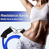 Mture Widerstandsbänder Fitnessbänder Yogagurte Strap Belt Body-Tube 100 % Naturlatex beschichtete Röhren Ideal für Heimfitness, Yoga, Pilates -11-teiliges Set - 2