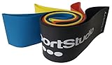 SmartSportStudio ★ 4er Set Premium Therabänder / Fitnessbänder / Widerstandsbänder / Gymnastikbänder / Trainingsbänder / Loop Resistance Bands ★ für Beine und Arme ★ mit Transportbeutel und deutscher Übungsanleitung ★ aus 100% Naturlatex ★ Ideal für Reha, Physiotherapie, Pilates, Yoga, Crossfit u.v.m. ★ Workout Zuhause und Training im Freien - 2