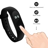 Xiaomi Mi Band 2, Xiaomi 2016 Neuestes Herzfrequenz-Messgerät Aktivitätstracker [OLED Display] Xiaomi Mi Band 2. Generation mit IP67 Kabellose Bluetooth 4.0 für Mi Note/Pro Mi4 Redmi/Redmi2 Note/Note2 4G iPhone 5S 6 6 Plus 6S 6S Plus with IOS7.0 oder Über - 8