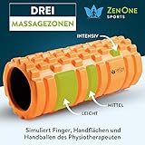 ZenRoller Faszien-Rolle mit Gratis E-Book & Übungsposter | Massagerolle - 2