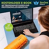 ZenRoller Faszien-Rolle mit Gratis E-Book & Übungsposter | Massagerolle - 7