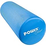 Powrx Yoga-Rolle / Pilates-Rolle / Schaumstoff-Rolle / Foam-Roller / Faszien-Training / Selbstmassagerolle 45 cm oder 90 cm x 15 cm