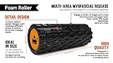 Die Originale Faszienrolle aus Schaumstoff :: Inklusive Aufbewahrungstasche :: Der Standard-Foam Roller (mittel) hat eine strukturierte OberflŠche, ideal fŸr die Faszientraining-Entspannung, CrossFit, Pilates, Yoga-RŸckenŸbungen und Physiotherapie :: Die Selbstmassagerolle hat eine 100% Geld-zurŸck-Garantie & lebenslange GewŠhrleistung - 4