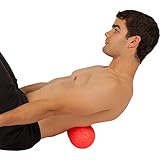 Massageball 12cm – Massagerolle, Ergonomische Wirbelsäulen- & Bindegewebsmassage, Myofasziale Entspannung für Nacken, Obere & Untere Rückenpartie, Entspannung und Tiefenmassage. Mit KOSTENLOSEM Ebook - 4