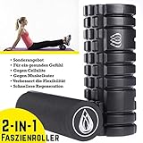 TeamSoda Fitness Massage-Set: 2 in 1 Faszienroller + Lacrosse Massageball + Speed rope - 4