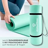 Fitnessmatte »Yogini« / dick und weich, ideal für Pilates, Gymnastik und Yoga, Maße: 183 x 61 x 1,0cm / In vielen Farben erhältlich. - 6