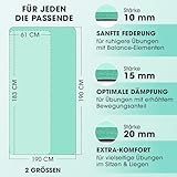 Fitnessmatte »Yogini« / dick und weich, ideal für Pilates, Gymnastik und Yoga, Maße: 183 x 61 x 1,0cm / In vielen Farben erhältlich. - 8