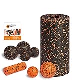 Blackroll Orange (Das Original) DIE Selbstmassagerolle - Komplett-Set STANDARD mit miniBAG, Übungs-DVD, -Poster und -Booklet