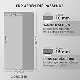 Fitnessmatte »Yamuna« / EXTRA-dick und weich, ideal für Pilates, Gymnastik und Yoga, Maße: 183 x 61 x 1,5cm / In vielen Farben erhältlich. - 8