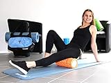 MAXOfit® Faszio SCHWARZ, Faszienrolle oder Massagerolle zum vielseitigen Einsatz für Massage und Krafttraining, 65644 - 6