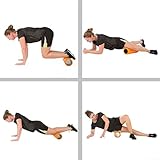 Ultrasport DIY Massagerolle mit 3 Zonen Druckpunkt Oberflächendesign inkl. Trainingsposter - 6