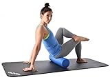 KAWANYO Pilatesrolle Faszienrolle Physio Fitness Yoga Massage Rolle 45 cm blau - 3
