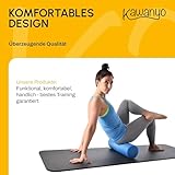 KAWANYO Pilatesrolle Faszienrolle Physio Fitness Yoga Massage Rolle 45 cm blau - 7