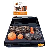 Blackroll Orange (Das Original) DIE Selbstmassagerolle - SMR-Set Groove STANDARD inkl. Koffer, Übungs-DVD, -Poster und -Booklet