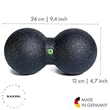 Blackroll Selbstmassagerolle DuoBall und Mini Set, 3 Rollen, schwarz - 4