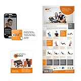 Blackroll Orange (Das Original) – DIE Faszienrolle  – Pilates-Set mit 3x Faszienrolle STANDARD, 2x Massagerolle MINI, inkl. Übungs-DVD, -Booklet & Übungsposter - 6