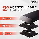 Steppbrett PROFI XXL Fitness Aerobic Stepper 110 x 42 cm - 4