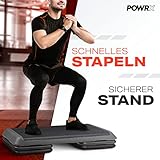 Steppbrett PROFI XXL Fitness Aerobic Stepper 110 x 42 cm - 5