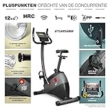 Sportstech Ergometer EX500 mit Smartphone App Steuerung + Google Street View Lauf + 5,5 Zoll Display, 12KG Schwungmasse, Pulsgurt kompatibel – Fitness Bike Heimtrainer mit flüsterleisem Riemenantrieb - 2